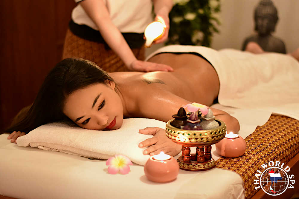 Tajski masaż świecą